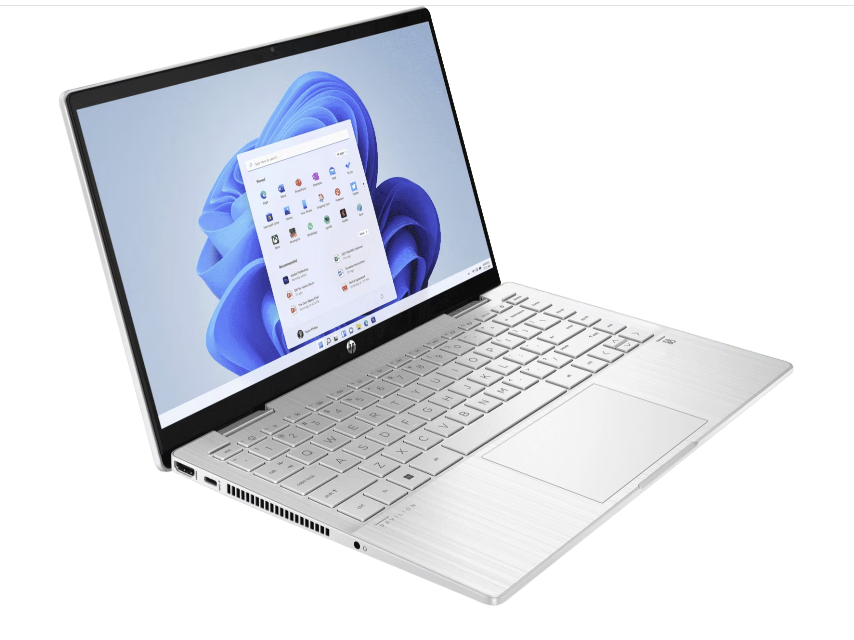 HP Pavilion x360 14-ek1039TU Laptop | Intel® Core™ i5-1335U, 16 GB DDR4 3200MHz RAM (onboard), 512GB PCIe® NVMe™ M.2 SSD, 14&quot;  FHD (1920 x 1080), Multitouch-enabled, IPS, Intel® Iris® Xe Graphics, Windows 11 Home, Natural Silver