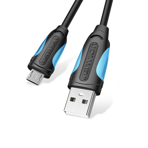 Vention® USB 2.0 A Male to Micro-B Male Cable 2M Black PVC Type (COLBH)