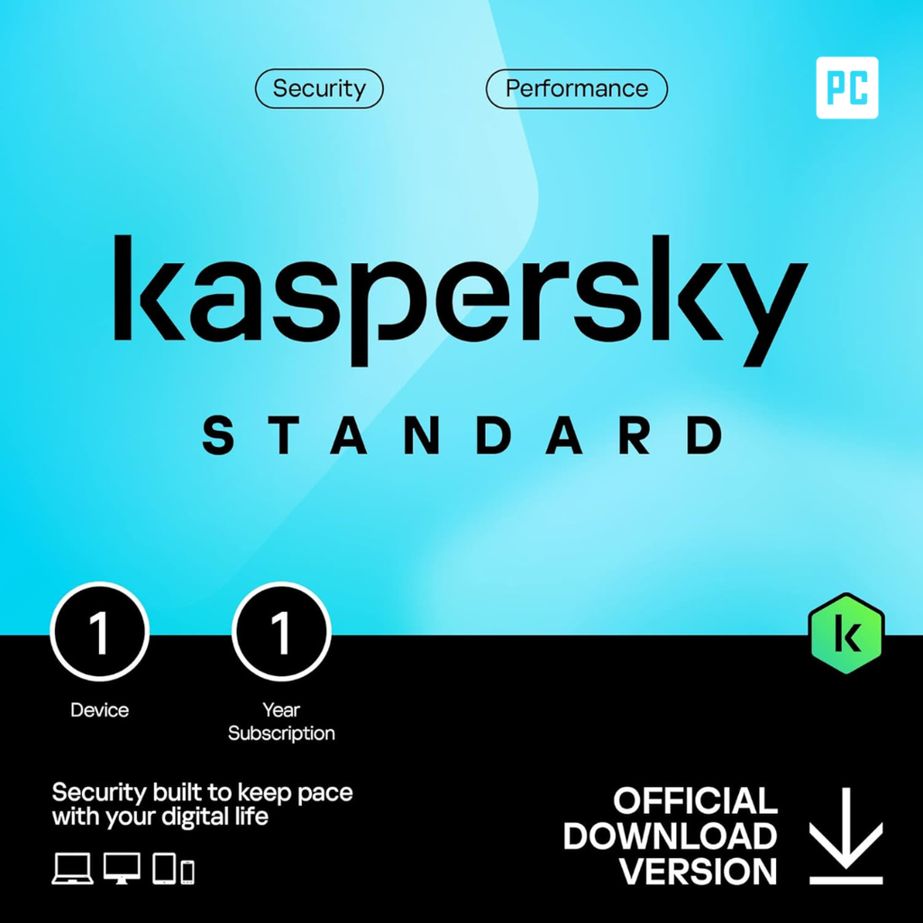 Kaspersky Standard - 1 User 1 Year Subscription (ESD card)
