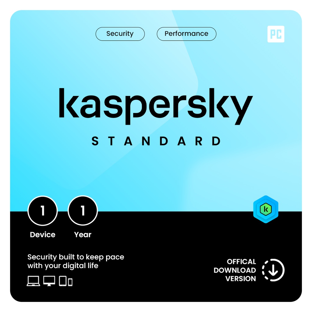 Kaspersky Standard - 1 User 1 Year Subscription (ESD card)