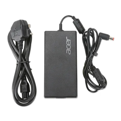 Acer 180W Power Adapter 5.5 PHY with UK Power Cord (APS713) - For: Nitro 5, Nitro 7, ConceptD 5, Helios 300, Triton 300, Triton 500)