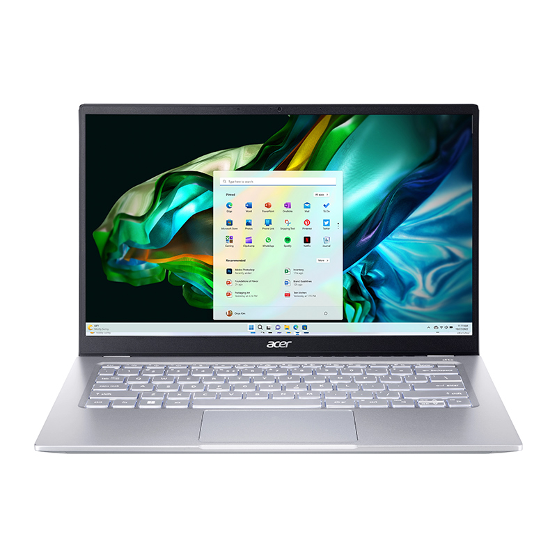 Acer Swift Go SFG14-41-R61T Laptop | AMD Ryzen™ 5 7530U Processor, 16GB LPDDR4X 3200MHz RAM, 512GB PCIe® NVMe™ SSD, 14&quot; FHD (1920x1080) IPS, AMD Radeon Graphics, Windows 11 Home SL, Pure Silver