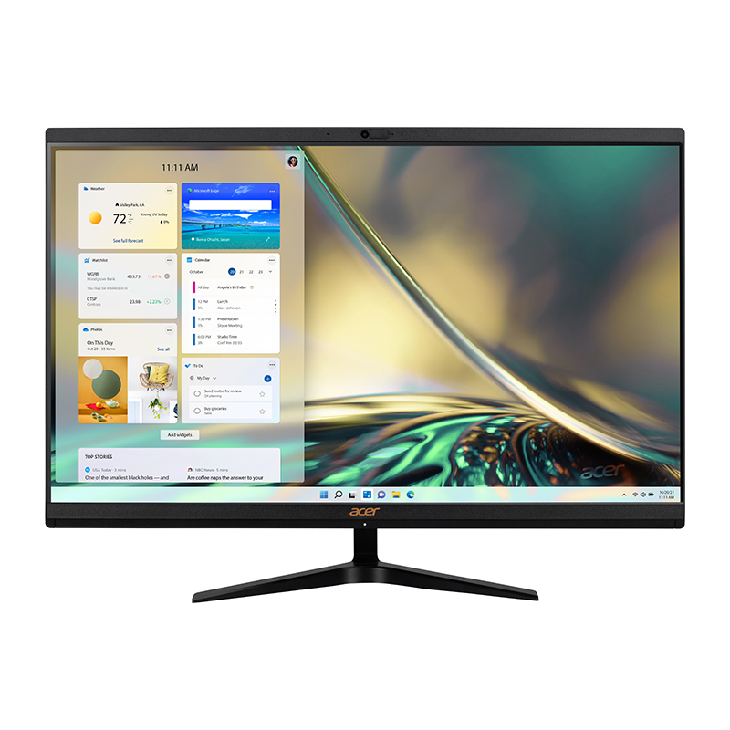 Acer Aspire C24-1800 All-In-One Desktop PC (i3-1305U, 8GB RAM, 512GB SSD, 23.8", FHD 1920 x 1080, Intel® UHD Graphics, Windows 11 Home, Black