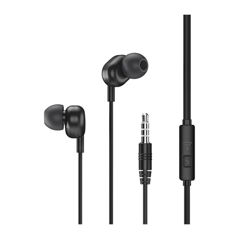 REMAX Wired Earphone RW-105 - Black