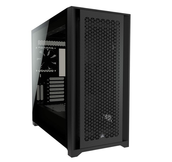 Corsair 5000D AIRFLOW Tempered Glass Mid-Tower ATX PC Case - 2 Fans / Black (CC-9011210-WW)