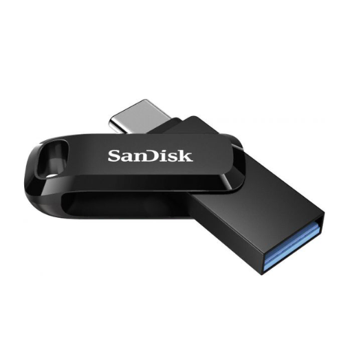SanDisk 32GB Ultra Dual Drive Go USB Type-C Flash Drive, Black (SDDDC3-032G-G46)