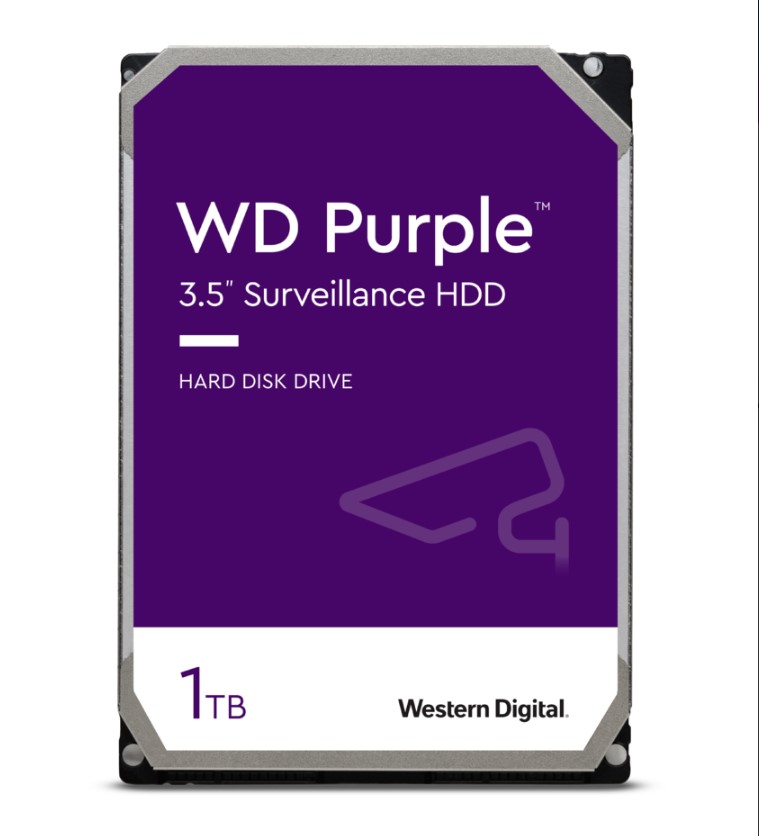 Western Digital WD Purple Surveillance 1TB 3.5" Internal Hard Drive (WD10PURZ)