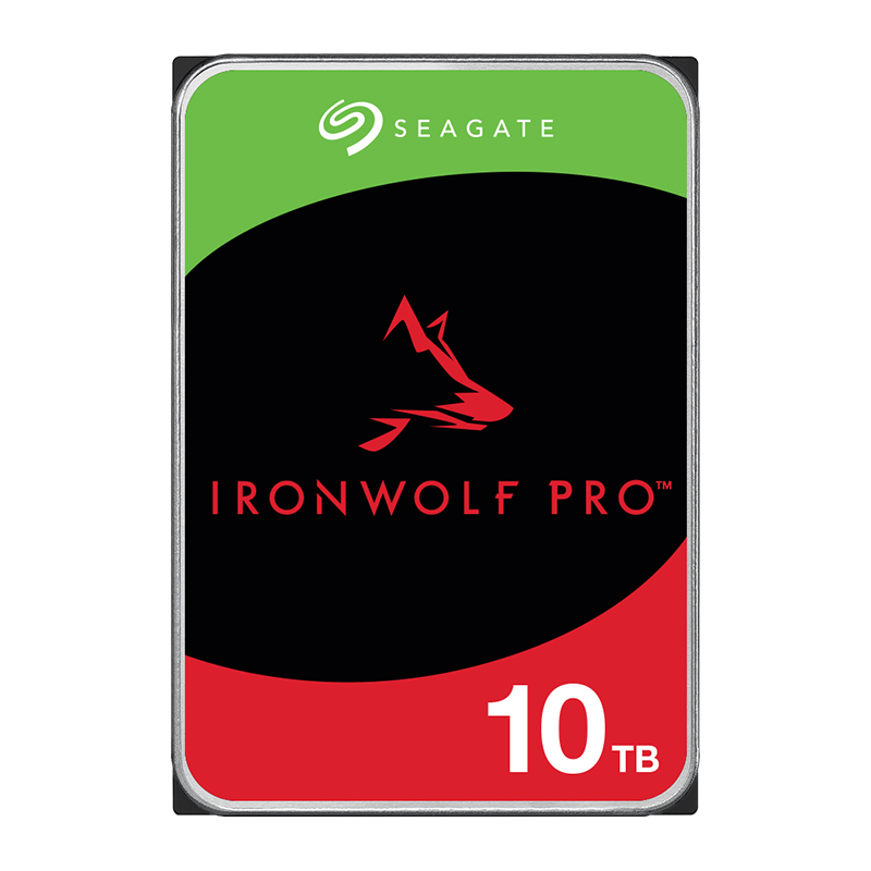 Seagate Ironwolf Pro 10TB NAS 7200RPM SATA 6Gb/s 3.5" Internal Hard Drive (ST10000NT001)