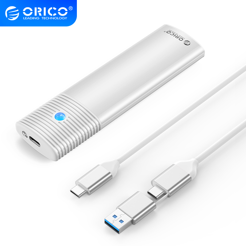 ORICO M.2 NVMe & NGFF SSD Enclosure - White (PWDM2-G2)