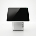 Q6 Dual Screen All-In-One Touch POS System | Core i3-4th, 4GB DDR3L RAM, 128GB SSD, 15" LCD screen, 10 point capacitive touch screen, Secondary LED 8 Customer Display, Color: Black/White, Windows7/10 system, 1 Power port, 1 HDMI, 1 VGA, 6 USB, 1 Lan, 2 Audio