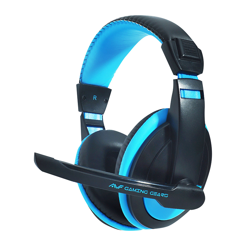 AVF Gaming Surf 5 Wired Gaming Headset - Black/Blue (HM-SURF5-BL)