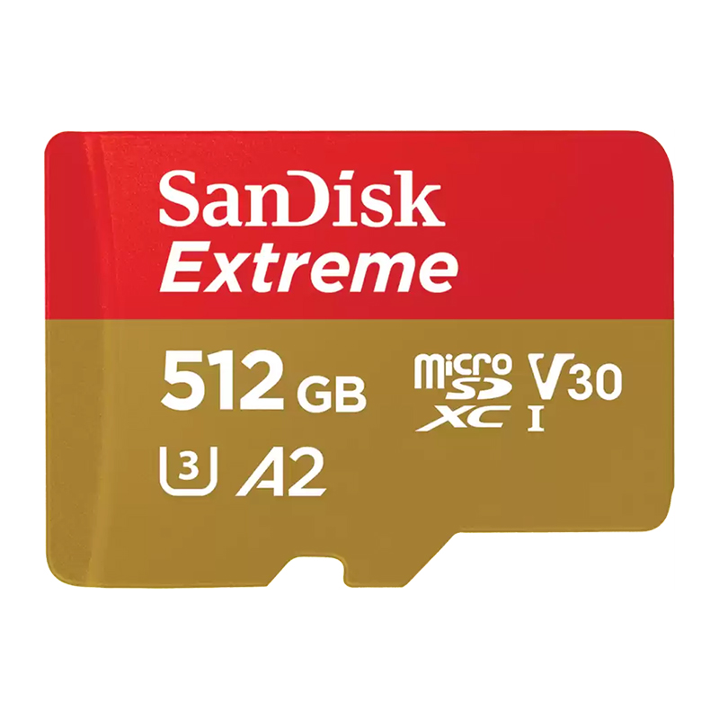 SanDisk Extreme microSDXC UHS-1 Card 512GB (SDSQXAV-512G-GN6MN)