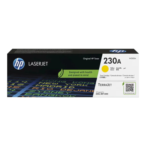 HP 230A W2302A Yellow Original LaserJet Toner Cartridge