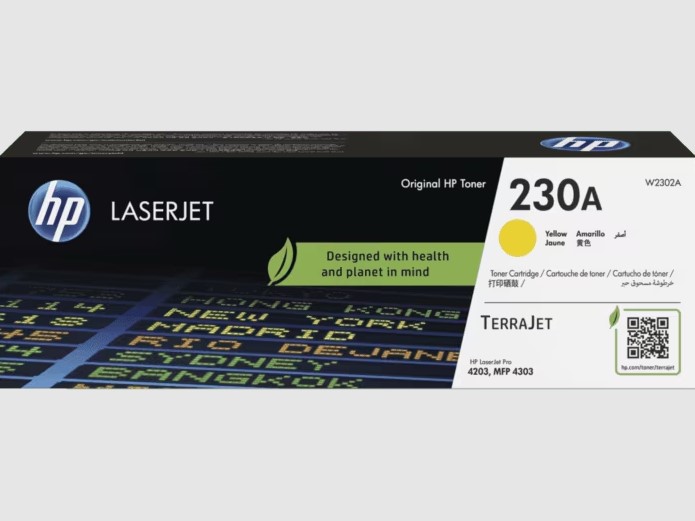 HP 230A W2302A Yellow Original LaserJet Toner Cartridge