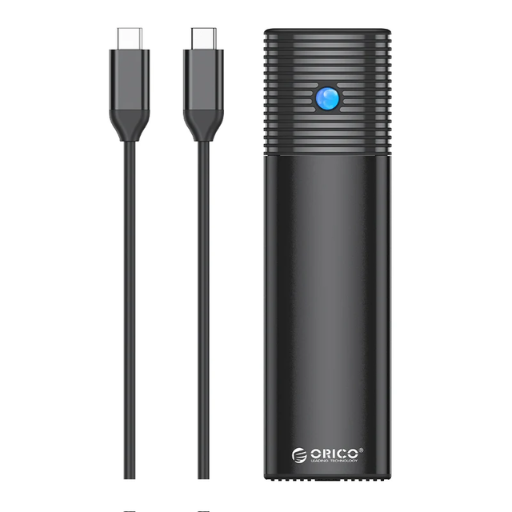 Orico M.2 NVMe & NGFF SSD Enclosure - Black (PWDM2-G2)