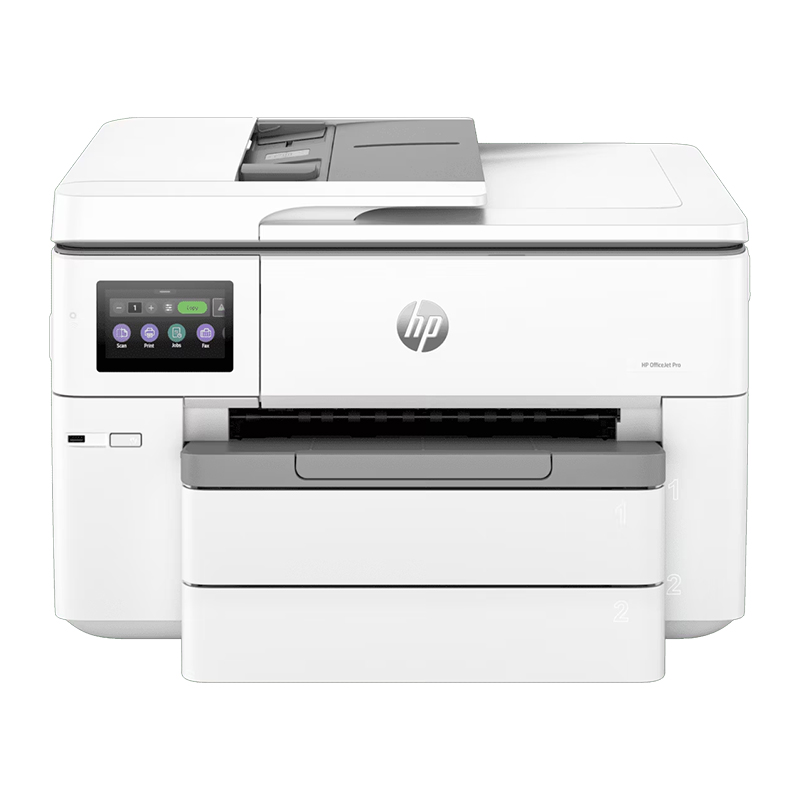HP OfficeJet Pro 9730 Wide Format AIO A3 Printer | Functions: Print, copy, scan; Print Speed: Up to 40 ppm; Print Quality: 1200 dpi; Duplex: Automatic; Media Sizes: A4; A5; A6; B5, DL, C5, C6, A3; Duty cycle: Up to 30,000 pages; Toner: HP 938