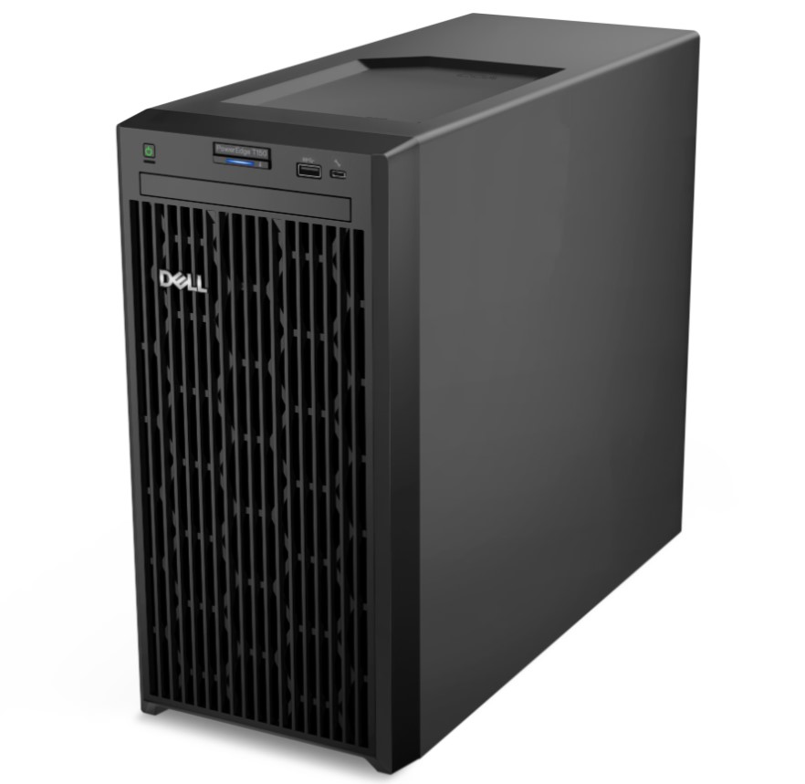 Dell PowerEdge T150 Tower Server (E-2314, 8GB 3200MT/S UDIMM, 1TB SATA, 5720, 4x 3.5", 1x 600W)