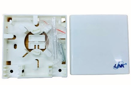 LINK FTTR Square Outlet Wall Mount Unload / Blank, 8.6 x 8.6 cm. (UFH3026)