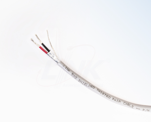 LINK BAS, Twisted Pair Foil Shield 2x18 AWG, 1 P Control Cable (CB-0318A)