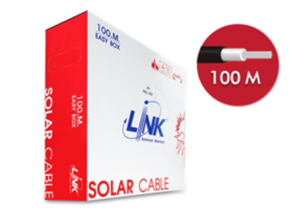 LINK PV Solar Cable, 4 mm2, 100m, Black (CB-1040AB-1)