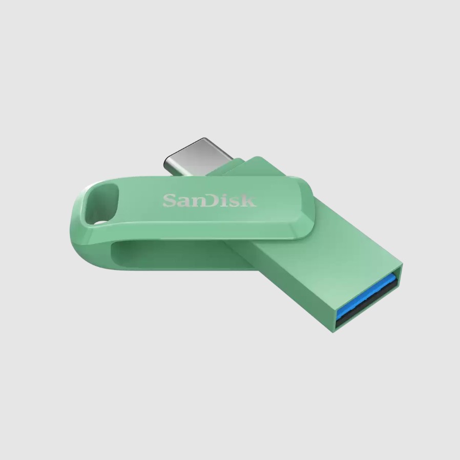 SanDisk 128GB Ultra Dual Drive Go USB Type-C Flash Drive, Absinthe Green (SDDDC3-128G-G46AG)