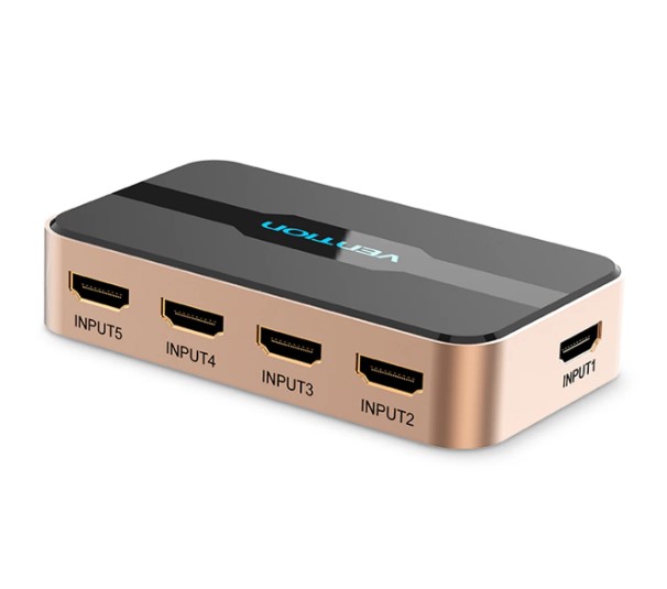 Vention® 5 In 1 Out HDMI Switcher Black (ACDG0)