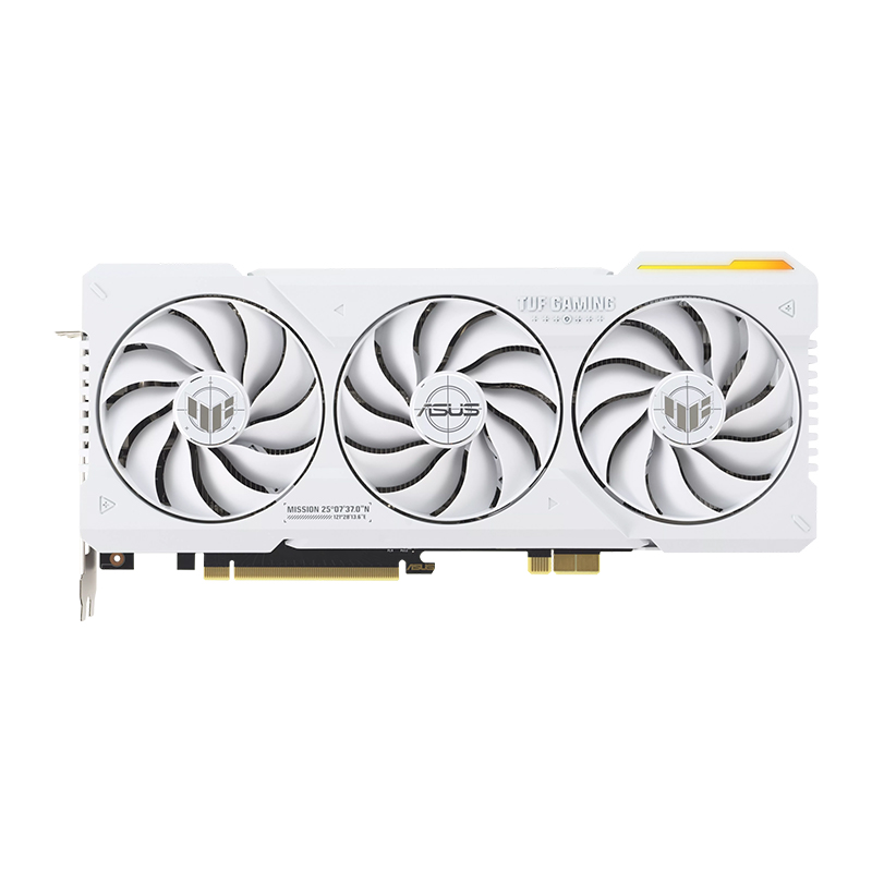 ASUS TUF Gaming GeForce RTX 4070 Ti SUPER BTF White OC Edition 16GB GDDR6X Graphics Card (DisplayPort x3, HDMI x2) - 90YV0KI0-M0NA00