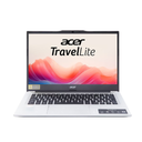 Acer TravelLite TL14-52M Laptop | Intel Core i5-1335U, 8GB DDR4 3200MHz RAM, 512GB PCIe NVMe SSD, 14" FHD (1920 x 1080), TFT, Anti-Glare Display, Intel Iris Xe Graphics, DOS, Silver