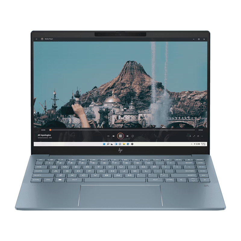 HP Pavilion Plus 14-ew1010TU Laptop | Intel® Core™ Ultra 7 155H Processor, 32 GB LPDDR5x 6400 MHz RAM, 512 GB PCIe® NVMe™ M.2 SSD, 14", OLED (2880 x 1800), Intel® Arc™ Graphics, Windows 11 Home, Blue