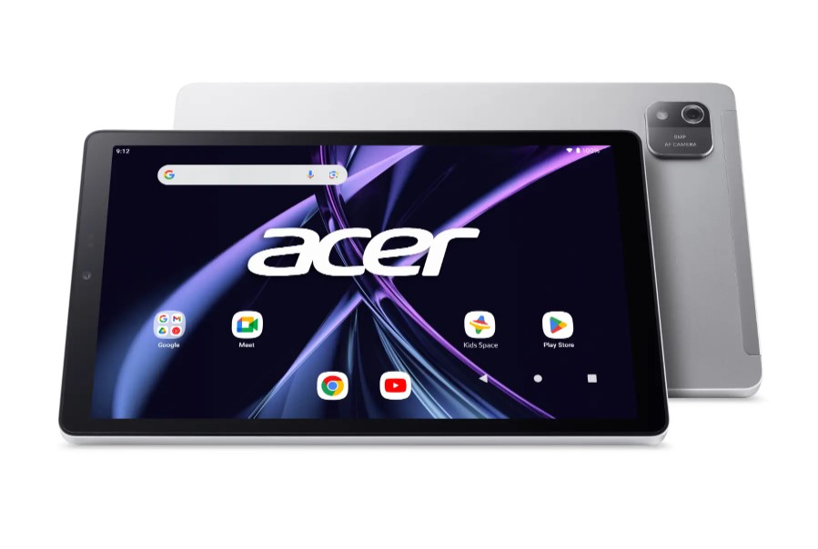 Acer Iconia Tab A8-11 (A24002) | Allwinner A523, 4GB, 64GB, 8.7" WXGA+, 5MP Front, 8MP Rear, Android 14, Wi-Fi, Silver, Portfolio Case + Screen Protector (Bundle)
