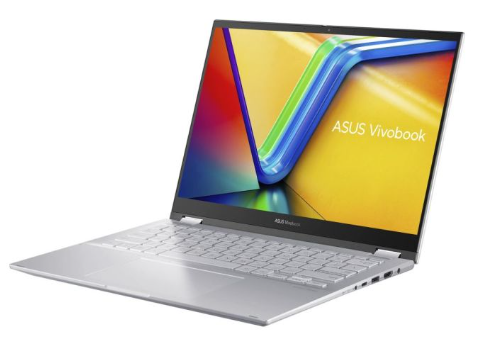 Asus Vivobook S 14 FLIP TN3402Y-ALZ309WSM Laptop |AMD Ryzen™ 5 7430U 4.3Ghz, 16GB DDR4-3200MHz SO-DIMM RAM, 512GB NVMe™ PCIe M.2 SSD, 14" WUXGA (1920 x 1200), AMD Radeon™ Graphics, Windows 11 Home, Silver
