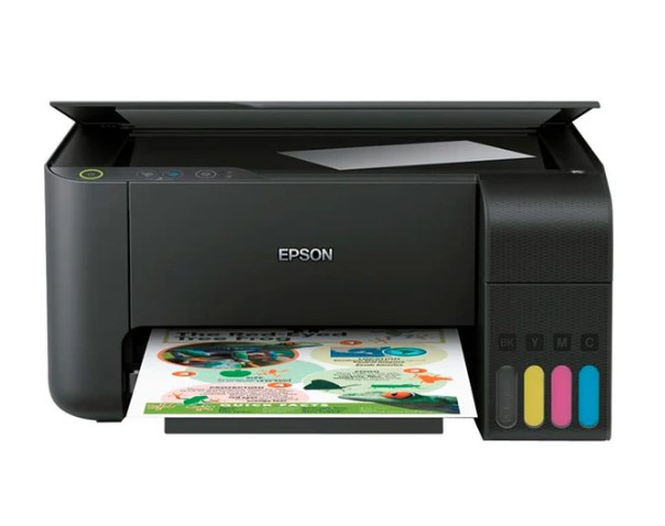 Epson EcoTank L3210 Multifunction Ink Tank Printer (C11CJ68506) - Print, Scan, Copy; Replacement Ink: Epson 003 CMYK