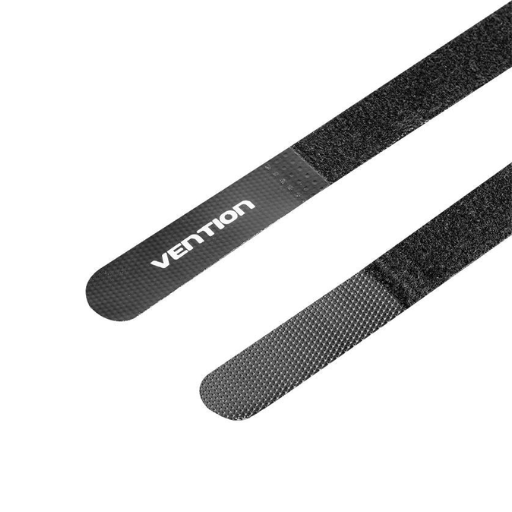 Vention® Hook & Loop Cable Tie 120mm x 12mm (10Pcs/Pack) Black (KANB0-10)