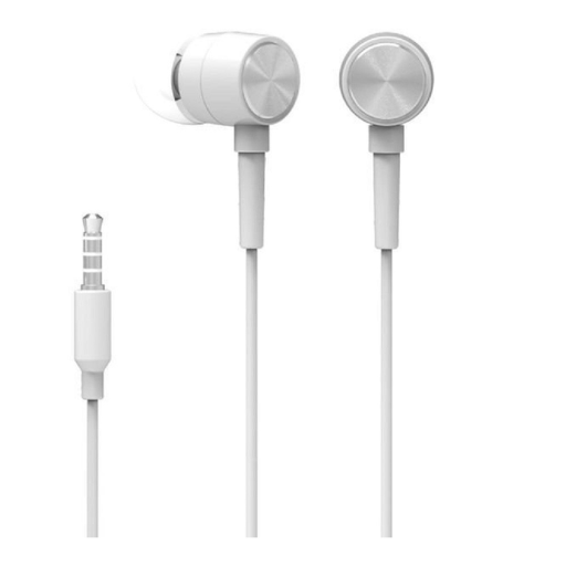 HP DHH-1111 3.5mm Wired In Ear Earphone White (8CA68AA)