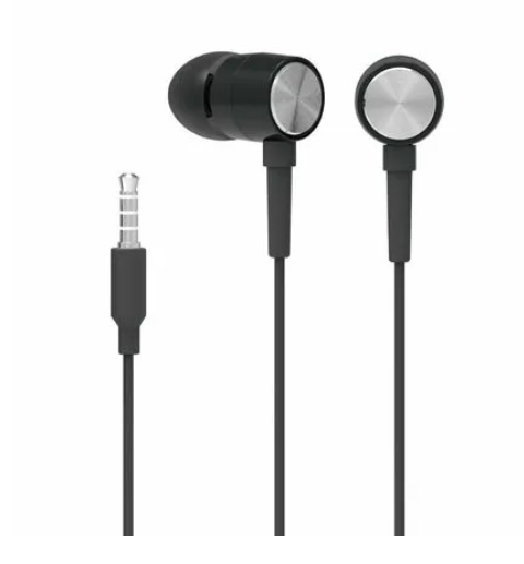 HP DHH-1111 3.5mm Wired In Ear Earphone Black (8CA64AA)