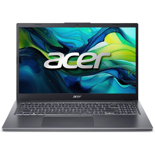 Acer Aspire 15 A15-51M-57U7 Laptop | Intel® Core™ 5 120U processor, 16GB LPDDR5X RAM, 512GB PCIe NVMe Gen4 SSD, 15.6", IPS, FHD (1920 x 1080), Intel® UHD Graphics, Windows 11 Home, Grey  