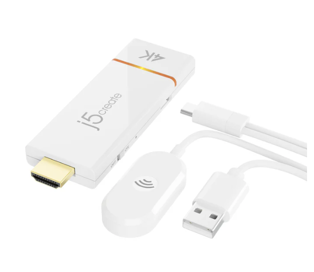 J5create ScreenCast 4K Wireless Display Adapter (JVAW76-60)