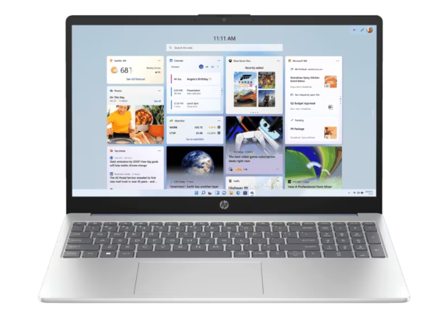 HP Laptop 15-fd1092TU FHD Laptop | Intel® Core™ 5 120U Processor, 8 GB DDR4-3200 MHz RAM, 512 GB PCIe® NVMe™ M.2 SSD, Intel® Graphics, 15.6", FHD (1920 x 1080), IPS, Windows 11 Home, Blue