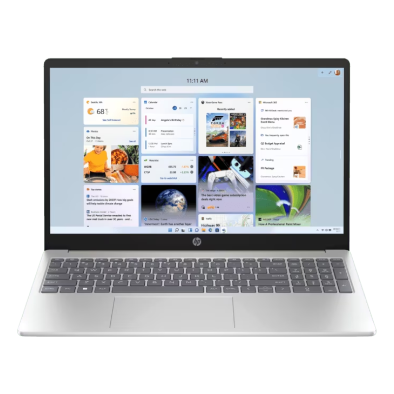 HP Laptop 15-fd1105TU FHD Laptop | Intel® Core™ 5 120U Processor, 8 GB DDR4-3200 MHz RAM, 512 GB PCIe® NVMe™ M.2 SSD, Intel® Graphics, 15.6", FHD (1920 x 1080), IPS, Windows 11 Home, Gold