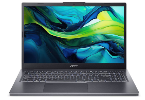 Acer Aspire 15 A15-51M-57U7 FHD Laptop | Intel® Core™ 5 120U Processor, 16GB LPDDR5X RAM, 512GB PCIe NVMe Gen4 SSD, 15.6", IPS , FHD (1920 x 1080), Intel® UHD Graphics , Windows 11 Home, Steel Grey