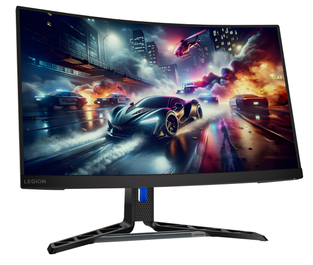 Lenovo R27qc-30 (C22270QG1) 27'' Monitor |WLED (2560 x 1440), 180 Hz, 0.5ms, 350 cd/㎡, VA,  2 x HDMI, 1 x DP, Black