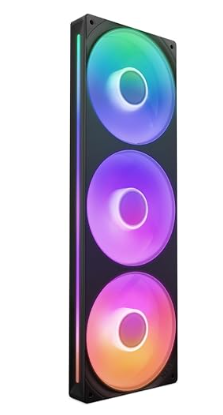 NZXT F360 RGB Core 360mm RGB LED Single-Frame RGB Fan Unit - Matte Black (RF-U36HF-B1)