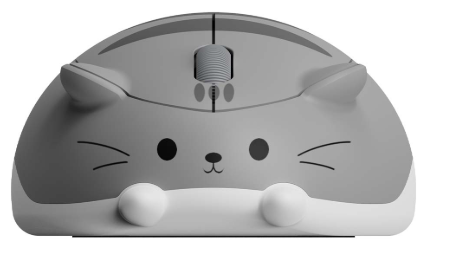 Akko Wireless Gaming Mouse Gray Mimo, 2.4G GHz with USB Receiver 