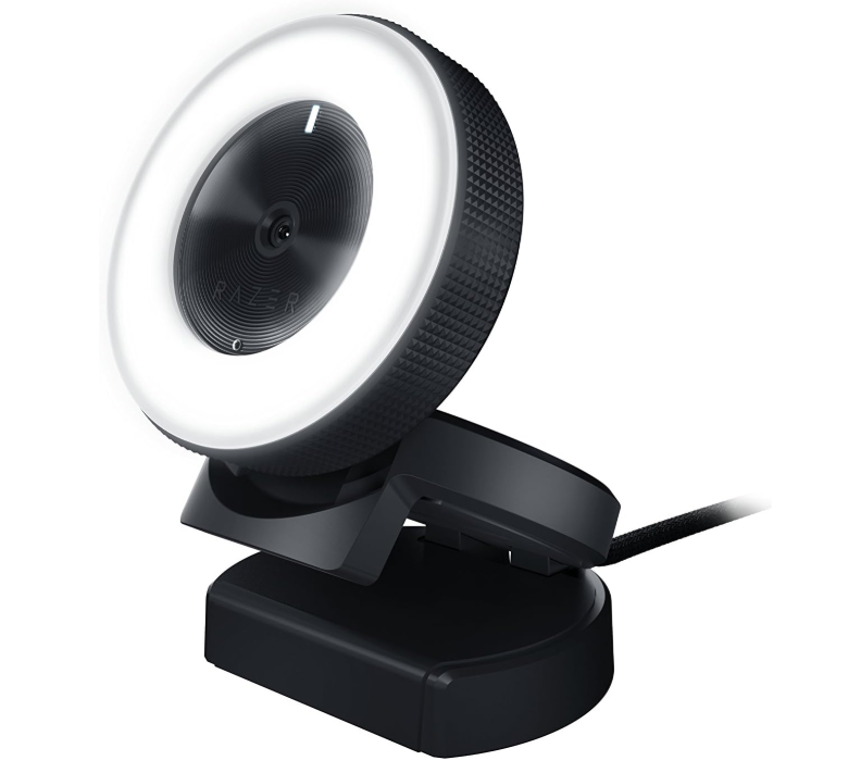 Razer Kiyo Broadcasting Camera with Illumination 720p 60FPS HD Webcam (RZ19-02320100-R3M1) 
