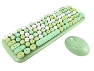 MOFII Mechanical Wireless Candy Mix Keyboard & Mouse Combo - Green (CANDYMX-GN)  