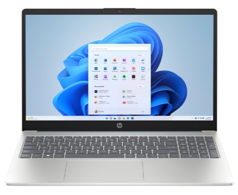 HP 15-fd0444TU Laptop (BA2A8PA) | Intel® Core™ i5-1334U, 8 GB DDR4-3200 MHz RAM, 512 GB PCIe® NVMe™ M.2 SSD, 15.6" FHD (1920 x 1080), Intel® Iris® Xe Graphics, Windows 11 Home, MS Office Home & Student 2024 + Microsoft 365 Basic, Moonlight Blue
