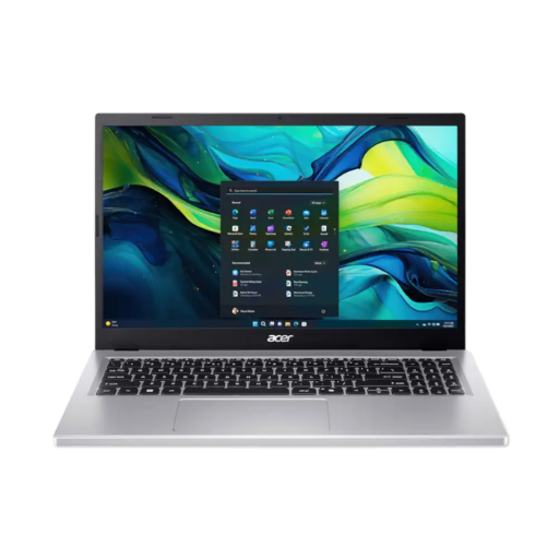 Acer Aspire Go 15 AG15-41P-R6R5 Laptop | AMD Ryzen™ 5 7535HS Processor, 16GB DDR5 4800MHz RAM, 512GB PCIe NVMe Gen4 SSD, 15.6" FHD (1920 x 1080), IPS, AMD Radeon™ 660M Graphics, M365 Basic + Office Home & Student 2024, Windows 11 Home, Pure Silver