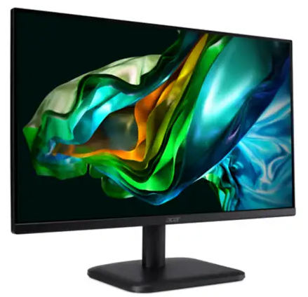 ACER EK241Y P6BMIX 23.8'' LCD Monitor | FHD (1920 x 1080), 144Hz, IPS, 250 nits, 1ms (VRB), 1x VGA, 1x HDMI, Black