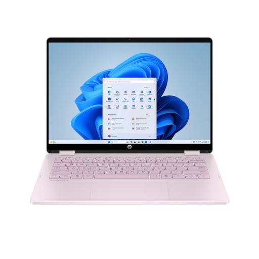 HP OmniBook 5 Flip 14-fp0024TU Laptop | Intel® Core™ i5-1334U Processor, 16 GB LPDDR5 5200 MHz RAM, 512 GB PCIe® Gen4 NVMe™ M.2 SSD, 14'', 2K (1920x1200), IPS, Intel® Iris® Xᵉ Graphics, Windows 11 Home, Microsoft Office Home 2024 + 1 Year Office 365 Basic, Powder pink