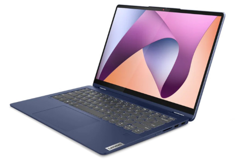 Lenovo IdeaPad Flex 5 14ABR8 (82XX00HRMJ) Touch 2-in-1 Laptop | AMD Ryzen™ 5 5625U Processor, 16GB LPDDR4x 4266 MHz RAM, 512GB M.2 PCIe® NVMe® SSD, 14", WUXGA (1920x1200), IPS, AMD Radeon™ Graphics, W11 Home, Abyss Blue
